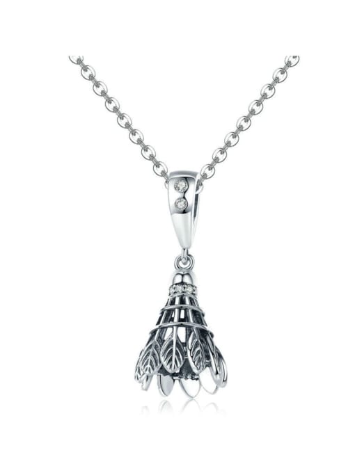 Pendant Chain 925 silver cute badminton charms