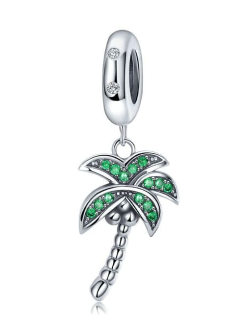 Jare 925 Silver Fresh Coconut Tree charms 0