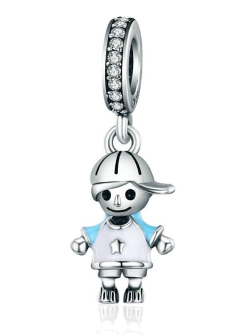 Jare 925 silver boy charms