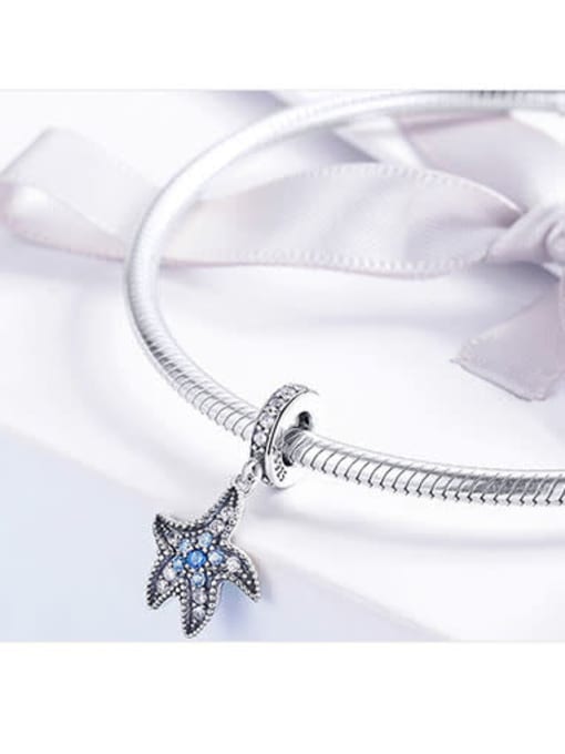 Jare 925 silver starfish charms 3