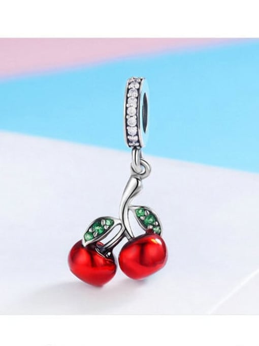 Jare 925 Silver Summer Cherry charms 3