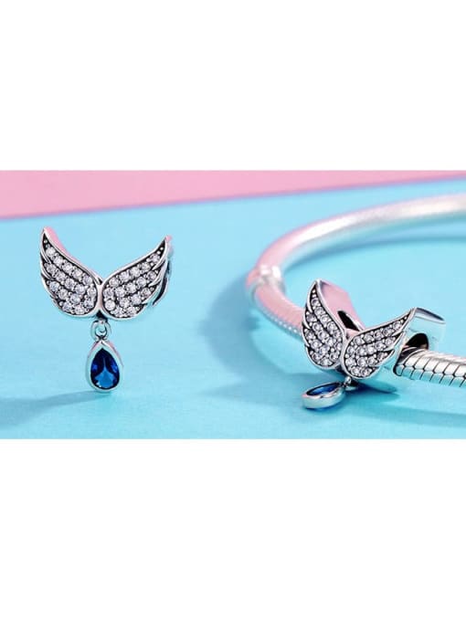 Jare 925 Silver Angel Wings charms 1