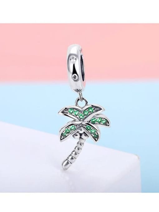 Jare 925 Silver Fresh Coconut Tree charms 3