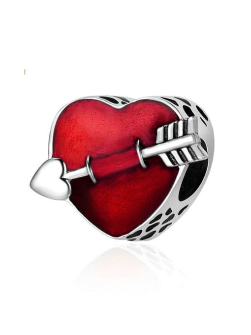 Jare 925 silver romantic heart charms