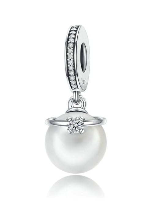 Jare 925 silver faux pearl charms