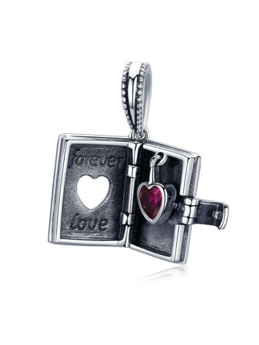 Jare 925 Silver Romantic Love Letter charms