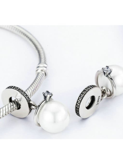 Jare 925 silver faux pearl charms 3