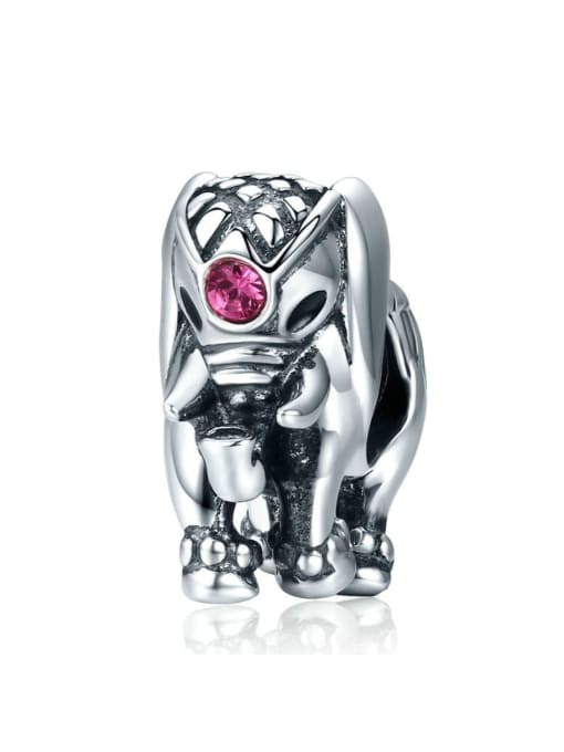 Jare 925 silver cute elephant charms 0
