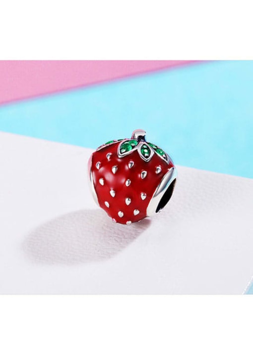 Jare 925 silver cute strawberry charms 3