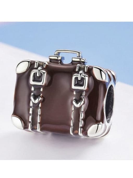 Jare 925 silver cute suitcase charms 3