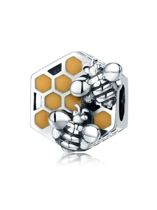 Jare 925 silver cute honeycomb charms 0