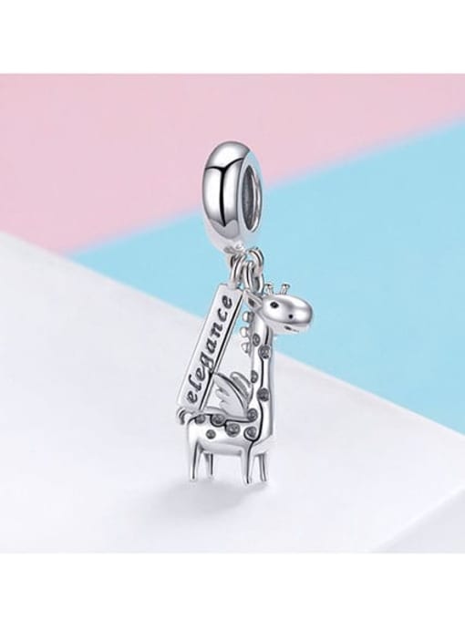 Jare 925 silver cute giraffe charms 3