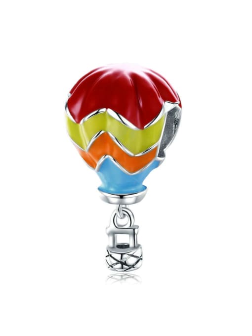 Pendant 925 silver cute hot air balloon charms