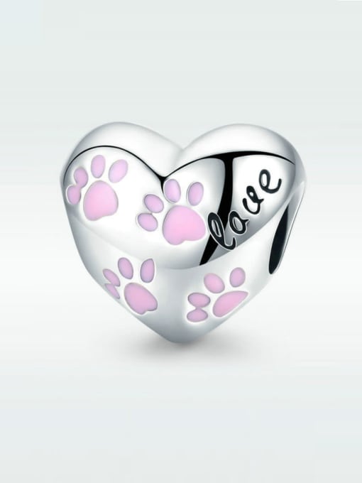 Jare 925 silver cute heart charms 0