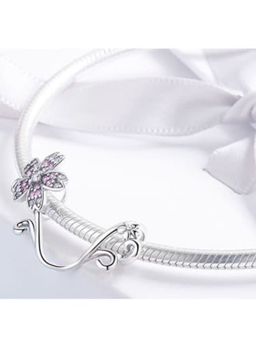 Jare 925 Silver Romantic Cherry Blossom charms 2
