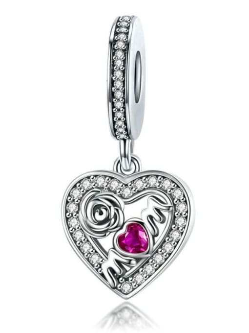 Jare 925 Silver Mother's Day Rose charms 0