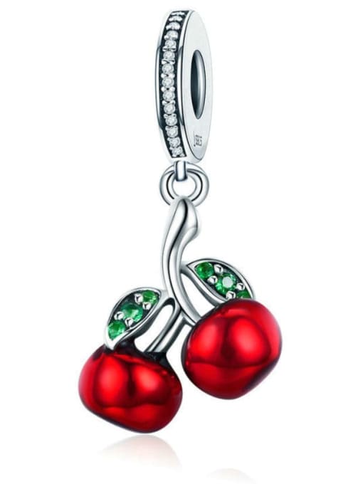 Jare 925 Silver Summer Cherry charms