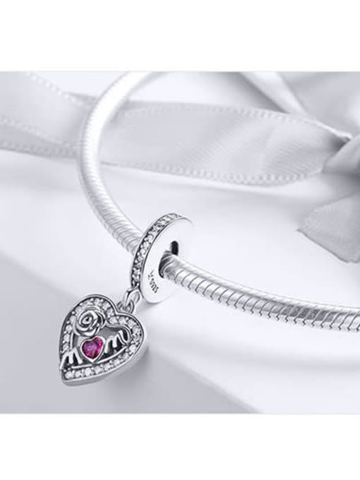 Jare 925 Silver Mother's Day Rose charms 2