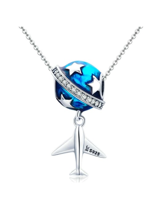 Pendant Chain 925 silver aircraft charms