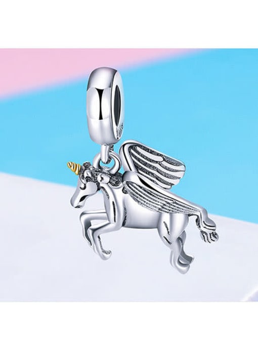 Jare 925 silver cute unicorn charms 2