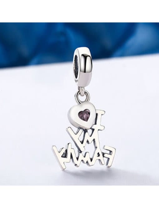 Jare 925 silver, I love my family letter charms 2