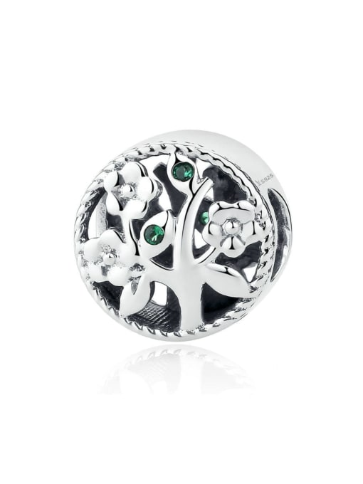Jare 925 silver cute flower charms
