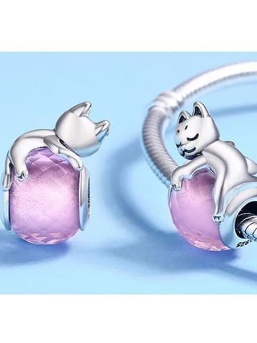 Jare 925 silver cute cat charms 3