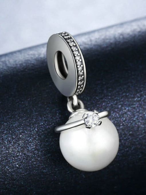 Jare 925 silver faux pearl charms 4
