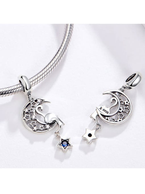 Jare 925 silver stars and moon charms 1