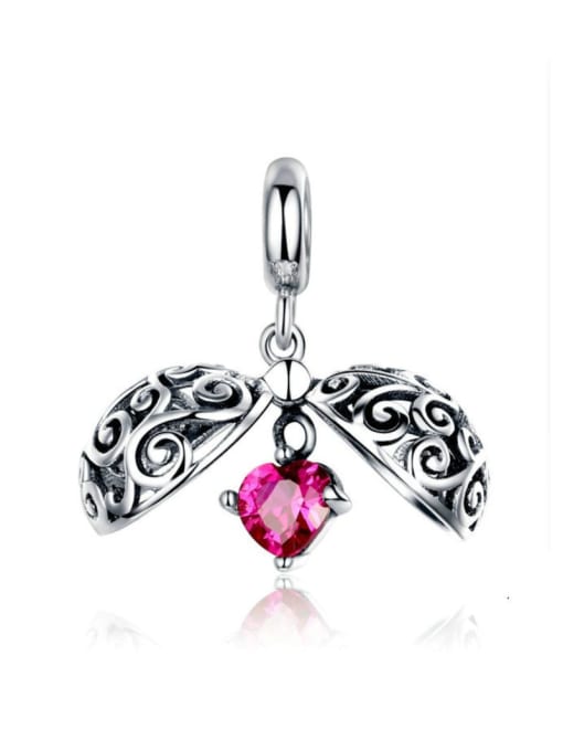 Jare 925 silver romantic heart charms