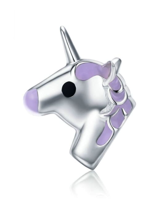 Jare 925 silver cute unicorn charms