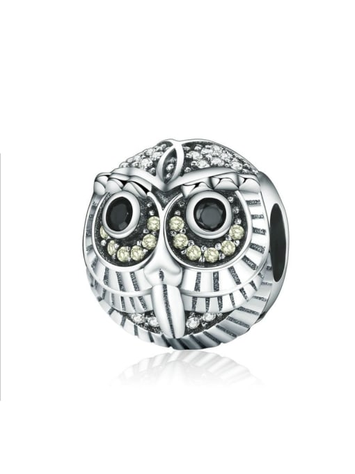Jare 925 silver cute owl charms