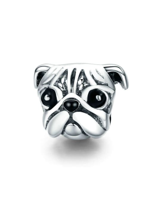 Jare 925 silver cute dog charms