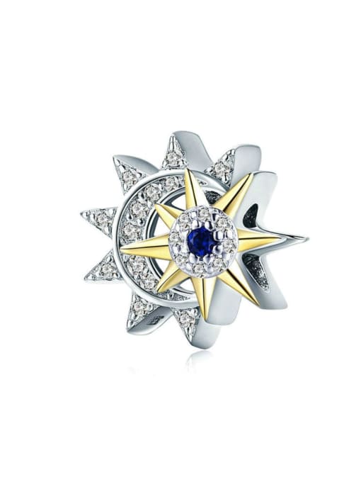 Jare 925 silver star moon charms 0