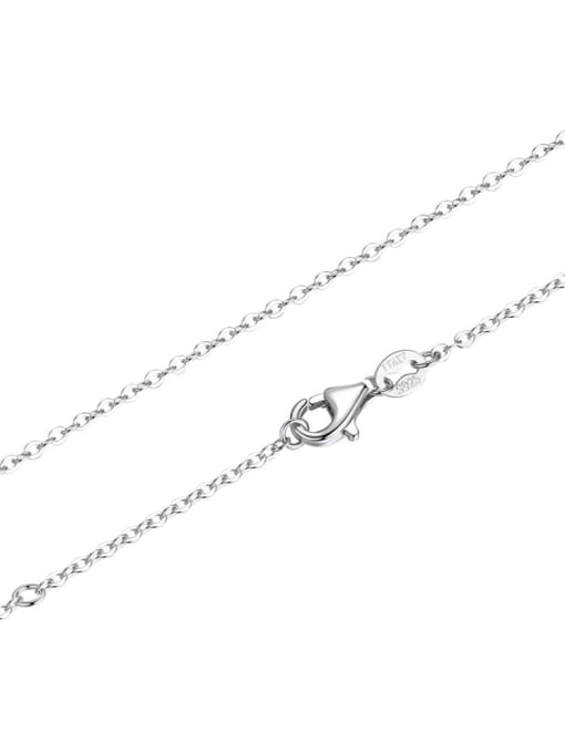 chain 925 silver cute bow charms