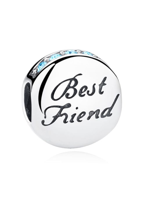 Best friend 925 silver letter charms