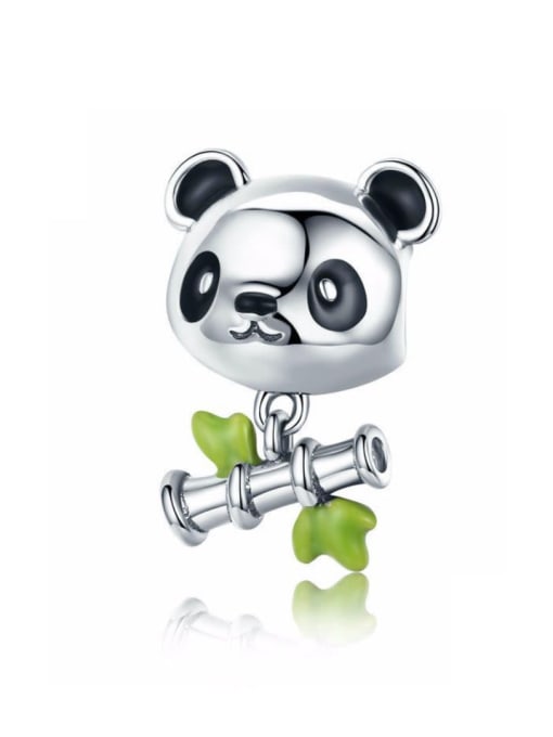 Jare 925 silver cute panda charms