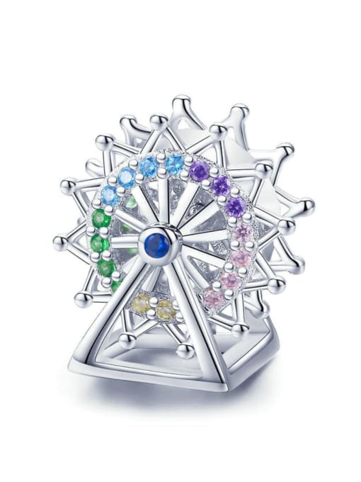 Jare 925 Silver Lucky Ferris Wheel charms 0