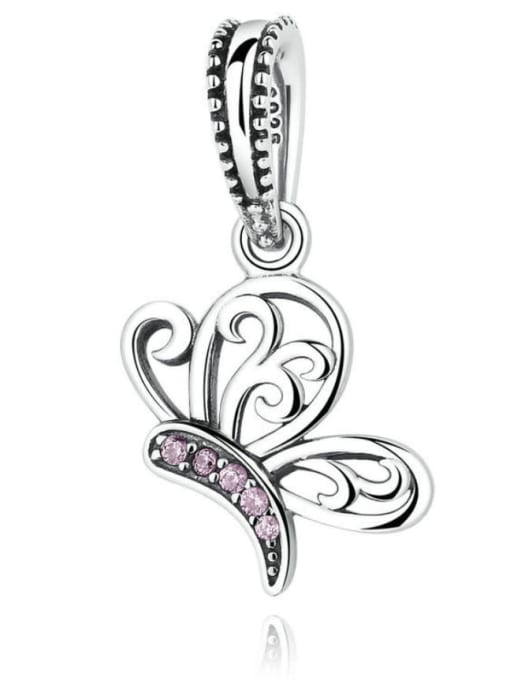 Jare 925 silver cute butterfly charms