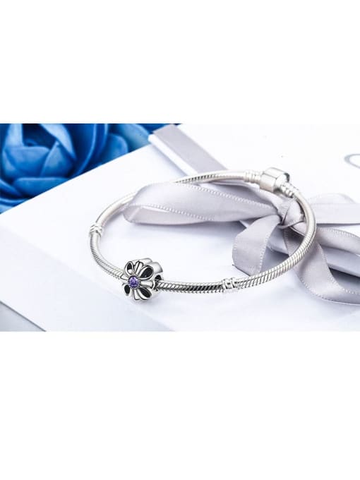Jare 925 silver flower charms 2