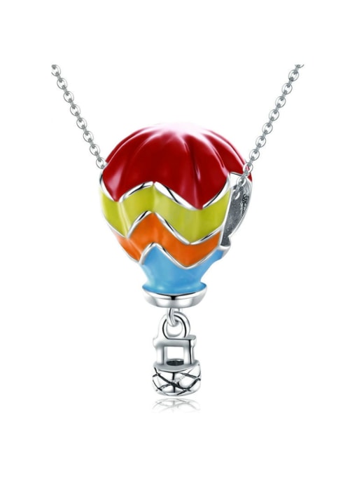 Pendant Chain 925 silver cute hot air balloon charms