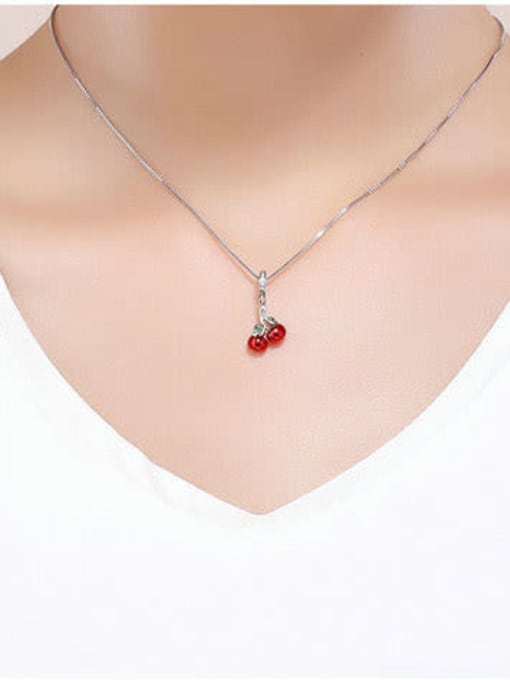 Jare 925 Silver Summer Cherry charms 1