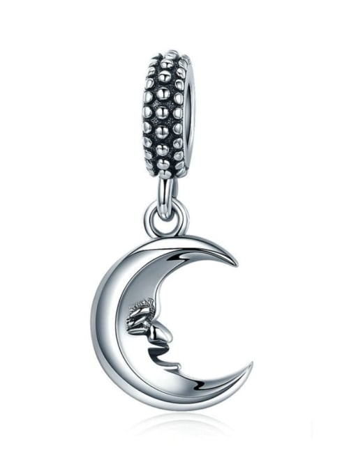 Jare 925 silver crescent charms 0