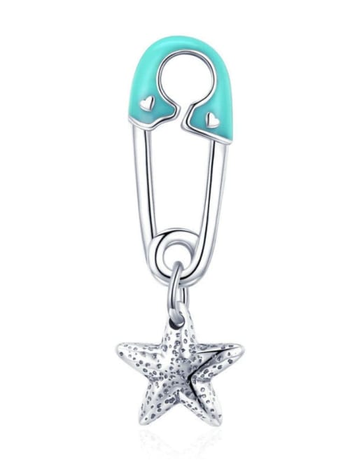 Jare 925 Silver Star Button charms 0