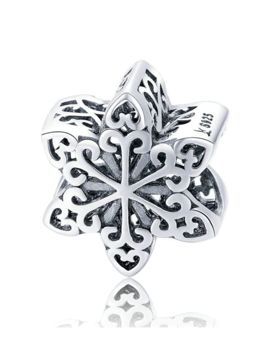 Jare 925 silver snowflake charms 0