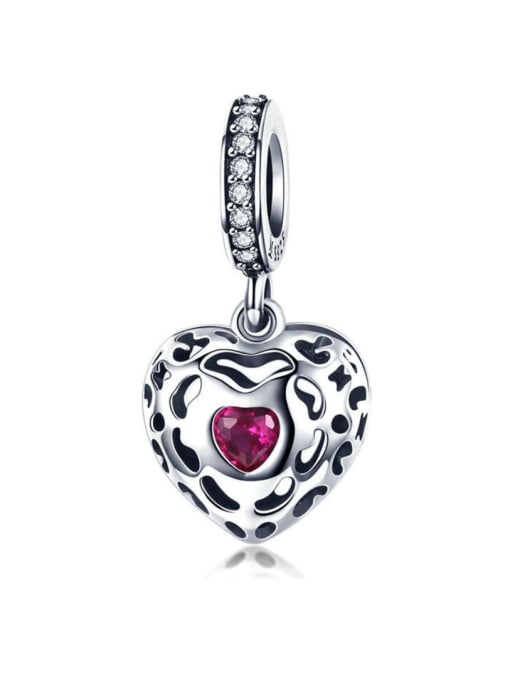 Pendant 925 silver cute heart charms