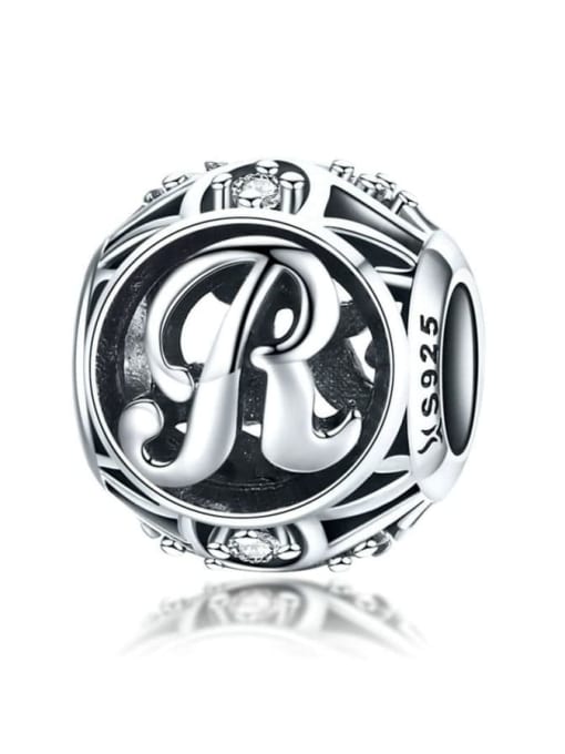 R 925 silver letter charms