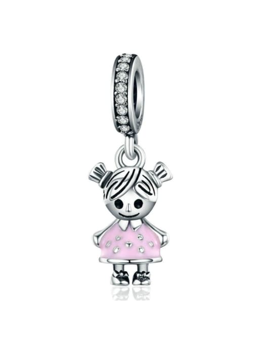 Jare 925 silver girl charms 0