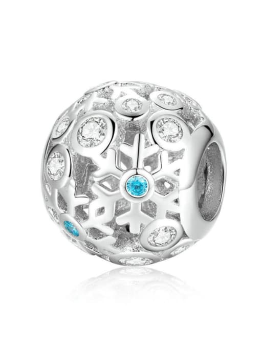 Jare 925 silver snowflake charms 0