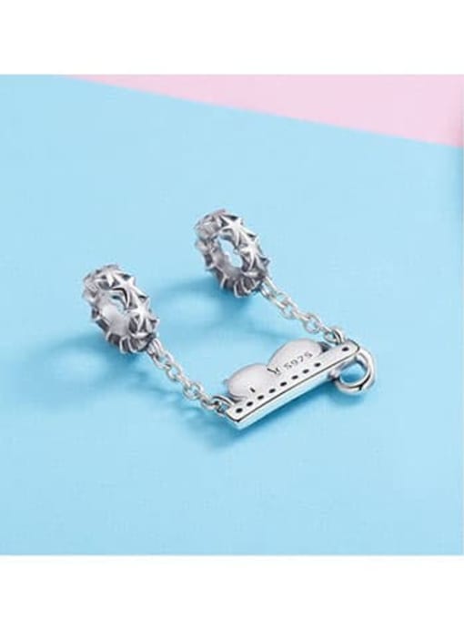Jare 925 silver cute cat charms 2